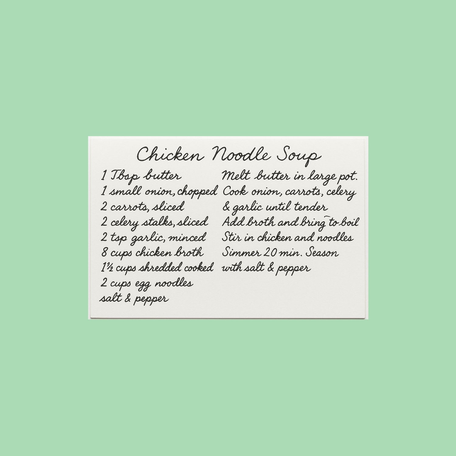 Use any recipe you love